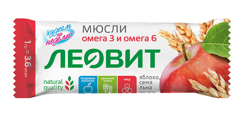 купить батончики-мюсли леовит 30 г 1 шт