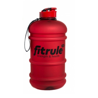 Бутыль Fit Rule прорезиненная с металлической крышкой 2200 мл красная Бутыль Fit Rule прорезиненная с металлической крышкой 2200 мл красная