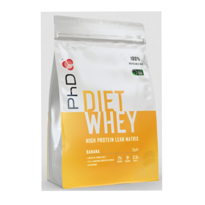 Протеин PhD Diet Whey 2000 г банан