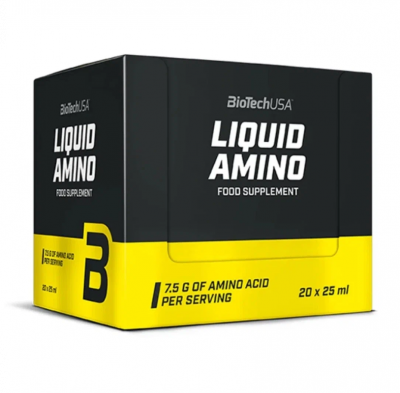 Аминокислоты BioTech Liquid Amino 20 шт 25 мл - апельсин