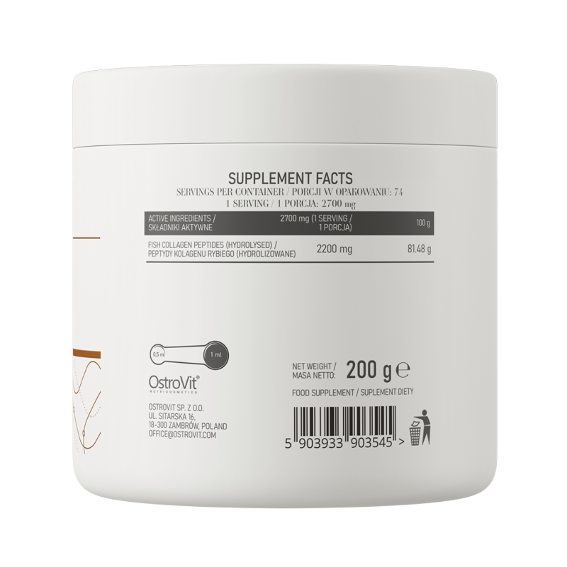 Коллаген Ostrovit Marine Collagen 200 г купить коллаген ostrovit marine collagen 200 г