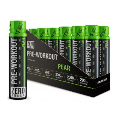 Предтренировочный комплекс Fitness Food Factory Pre Workout Shot 110 мл 12 шт - груша