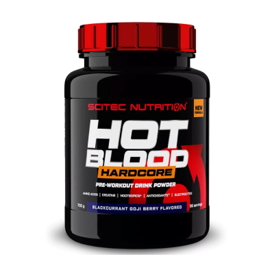 Предтренировочный комплекс Scitec Hot Blood Hardcore 700 г - Тропический пунш Предтренировочный комплекс Scitec Hot Blood Hardcore 700 г - Тропический пунш