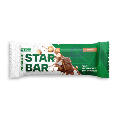 Протеиновый батончик Red Star Labs STARBAR Glaze 60 г - фундук Протеиновый батончик Red Star Labs STARBAR Glaze 60 г - фундук