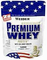 Протеин Weider Premium Whey Protein 500 г - шоколад-нуга