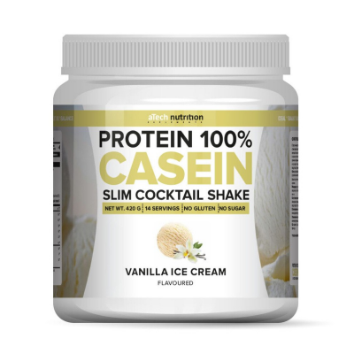 Протеин aTech Nutrition Caseine Protein 100% 420 г ванильное мороженое