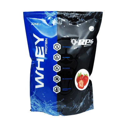 Протеин RPS Nutrition Whey Protein 2268 г, вкус: клубника