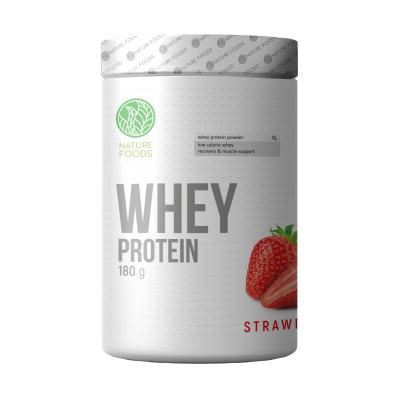 Протеин Nature Foods Whey Protein 180 г клубника
