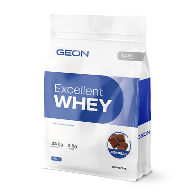 Протеин GEON Excellent Whey 920 г, вкус: шоколад