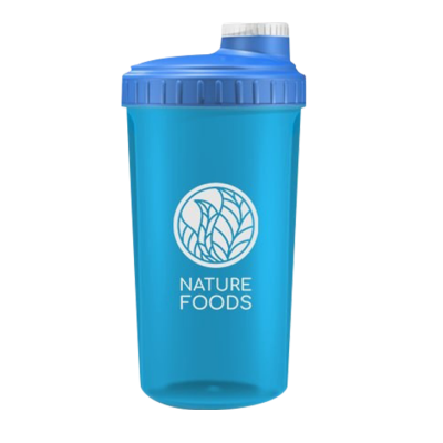 Шейкер Nature Foods 700 мл неоновый голубой Шейкер Nature Foods 700 мл неоновый голубой