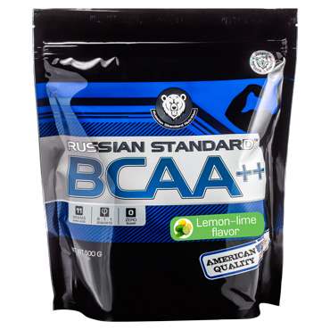 Аминокислоты RPS Nutrition BCAA++ 500 г, вкус: лимон-лайм