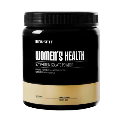 Протеин Rusfit WOMEN'S HEALTH Soy Protein 300 г ваниль Протеин Rusfit WOMEN'S HEALTH Soy Protein 300 г ваниль