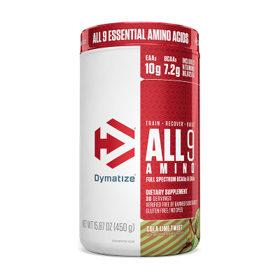 Аминокислотный комплекс Dymatize All 9 Amino 450 грамм, вкус: кола-лайм