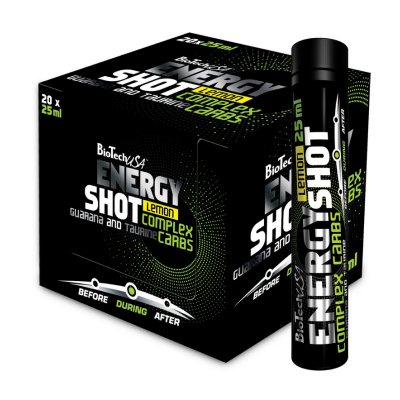 Энергетик BioTech Energy Shot 25 мл 20 шт лимон