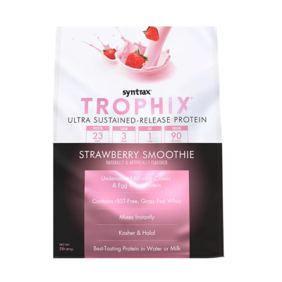 Протеин Syntrax Trophix 907 г - клубничный смузи