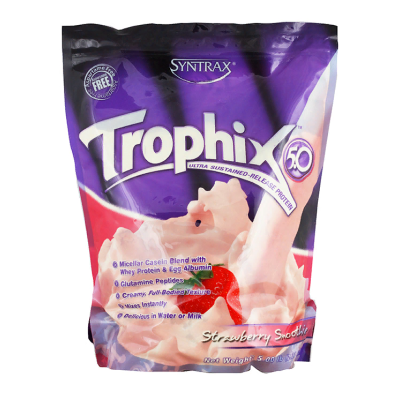 Протеин Trophix 5.0 2270 г, вкус: клубника