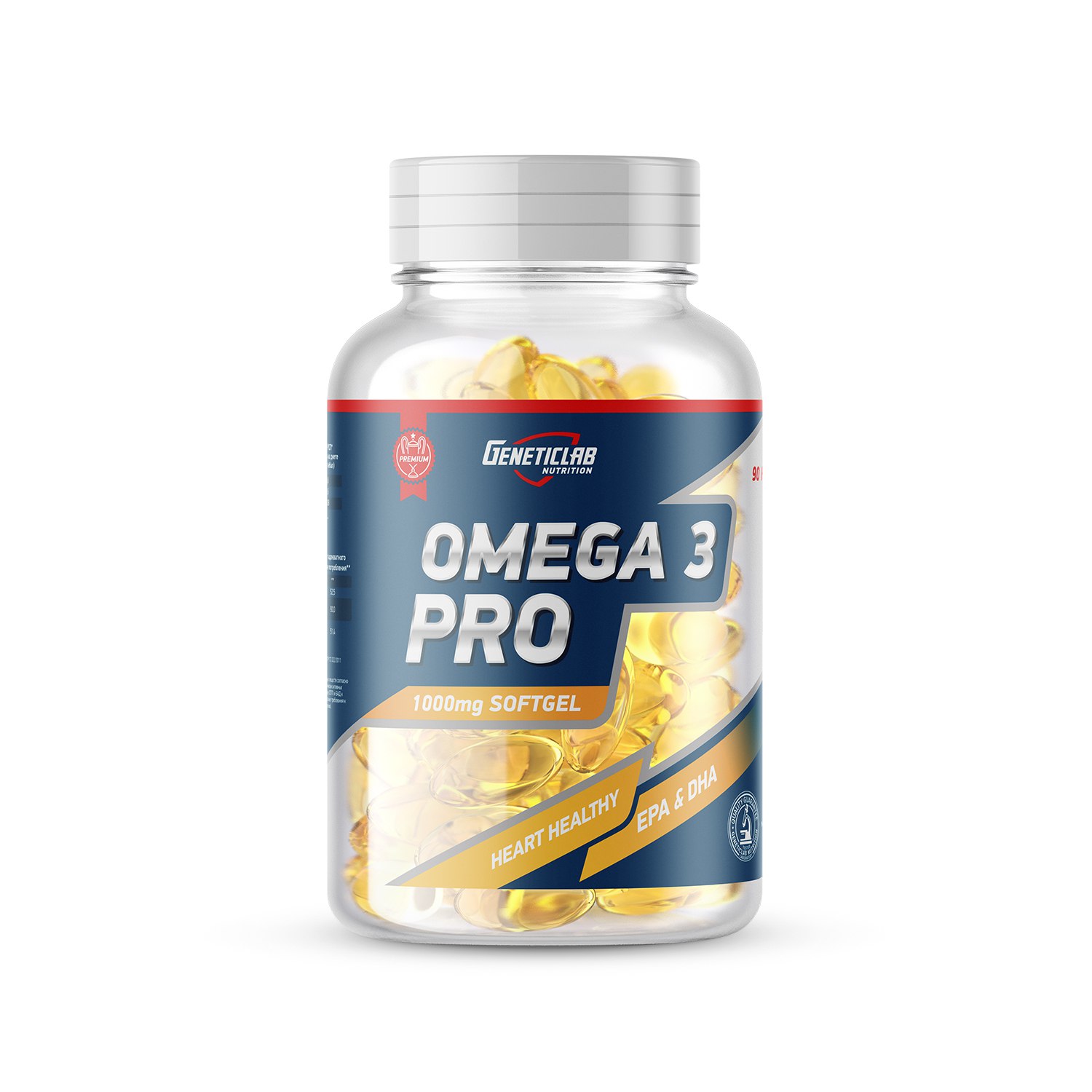 купить омега-жиры geneticlab nutrition omega 3 pro 1000 мг
