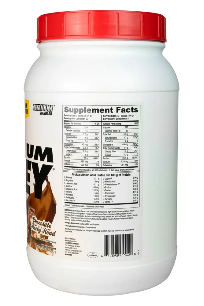 купить протеин san 100% pure titanium whey 908 г