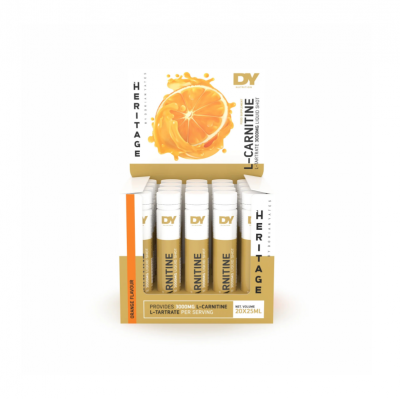 Карнитин Dorian Yates Nutrition L-Carnitine 20 шт 25 мл - апельсин