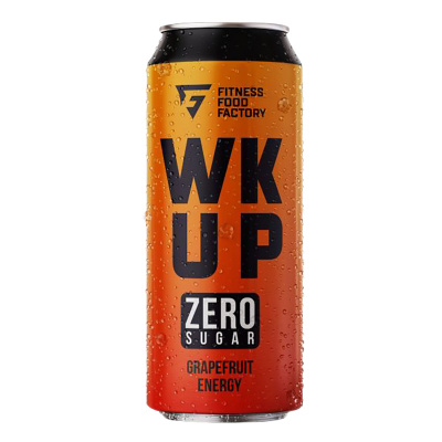 Напиток тонизирующий безалкогольный FITNESS FOOD FACTORY WK UP 500 мл, вкус: грейпфрут Напиток тонизирующий безалкогольный FITNESS FOOD FACTORY WK UP 500 мл, вкус: грейпфрут