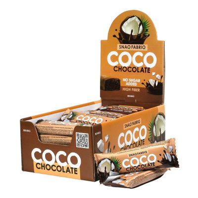 Батончик Bombbar Snaq Fabriq 40 г х 30 шт, вкус: шоколадный кокос