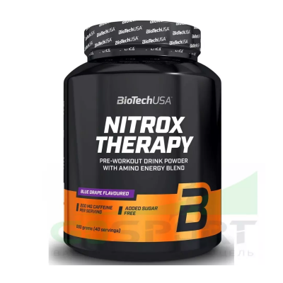 Предтренировочный комплекс BioTech Nitrox Therapy 680 г - виноград Предтренировочный комплекс BioTech Nitrox Therapy 680 г - виноград