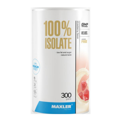 Протеин Maxler 100 % Isolate 300 г ваниль