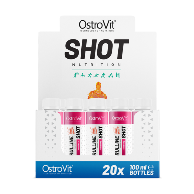Цитруллин OstroVit Citrulline Shot 100 мл 20 шт клюква Цитруллин OstroVit Citrulline Shot 100 мл 20 шт клюква