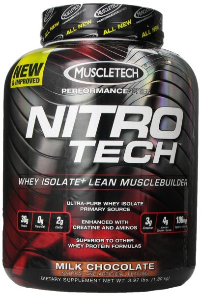 купить протеин muscle tech nitro-tech performance, 1800 г
