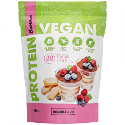 Протеин BombBar VEGAN Whey Protein 900 г италия