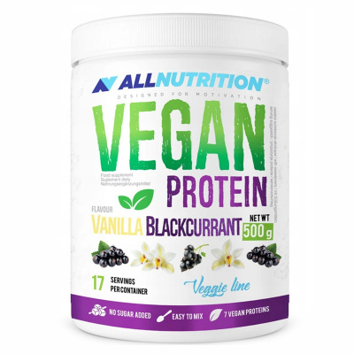 Vegan Protein 500 г - ваниль-черная смородина