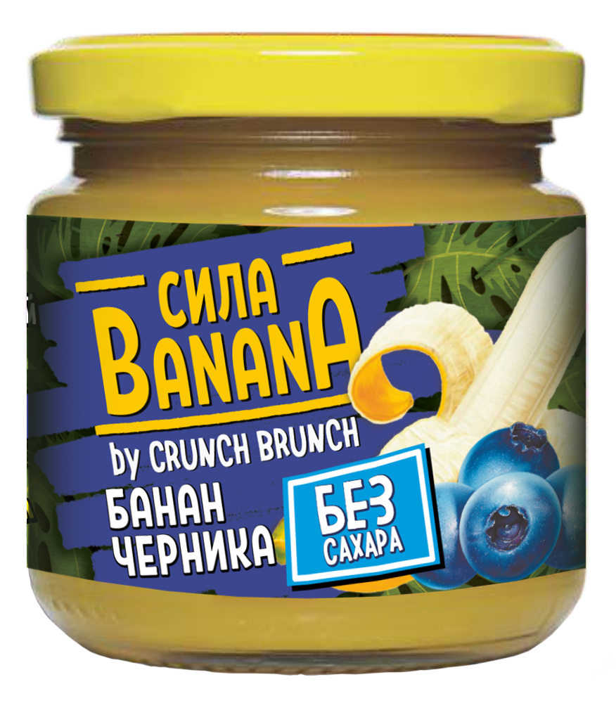 Джем-десерт Crunch Brunch Сила банана без сахара