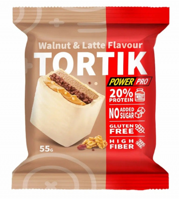 Пирожное Power Pro Tortik протеиновое 12шт 55 г фундук шоколад