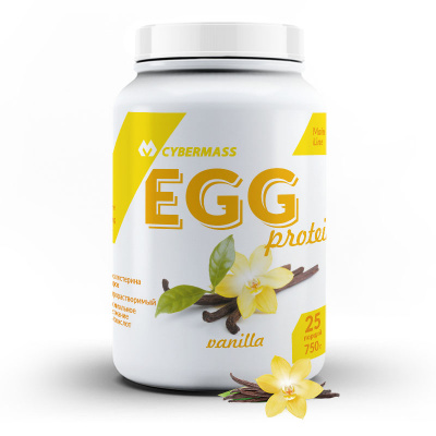 Протеин Cybermass ЕGG Protein Cocktail 750 г, вкус: ваниль