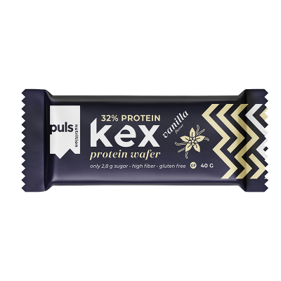 Протеиновые вафли Puls Nutrition Puls KEX 33% 40 г - ваниль Протеиновые вафли Puls Nutrition Puls KEX 33% 40 г - ваниль