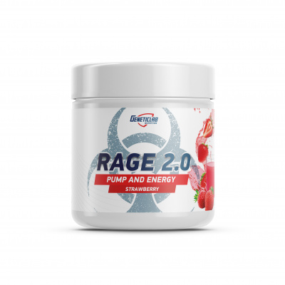 Предтренировочный комплекс Geneticlab Nutrition RAGE 2.0 240 г, вкус: клубника Предтренировочный комплекс Geneticlab Nutrition RAGE 2.0 240 г, вкус: клубника