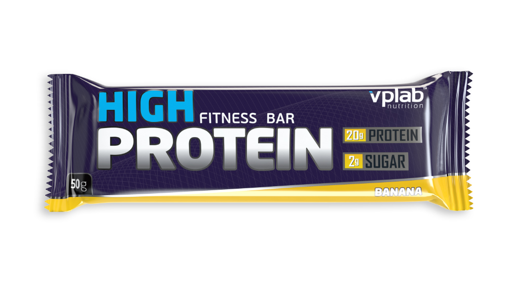 купить батончики vplab high protein fitness bar 50 г 20 штук