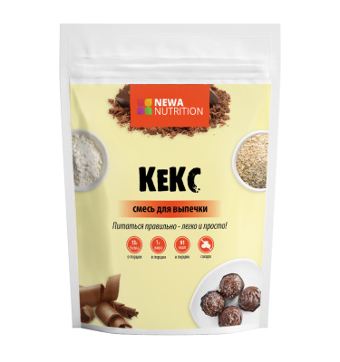 Кекс NEWA Nutrition (смесь для выпечки) 200 г, вкус: шоколад