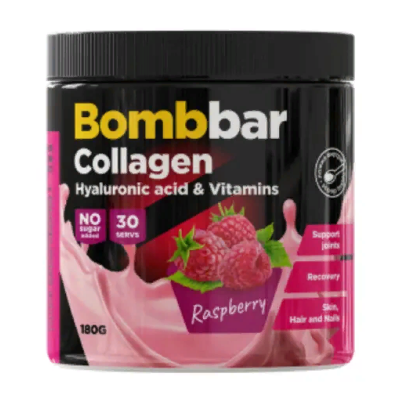 Коллаген Bombbar Collagen Hyaluronic Acid and Vitamins 180 г малина Коллаген Bombbar Collagen Hyaluronic Acid and Vitamins 180 г малина