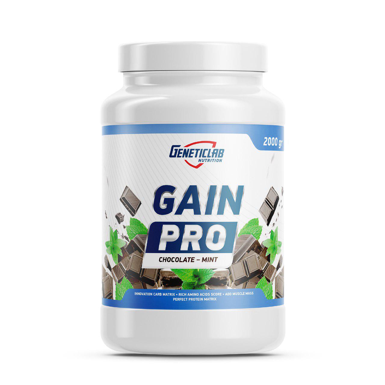 купить гейнер geneticlab nutrition gain pro, 2000 г