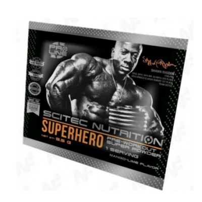 Предтренировочный комплекс Scitec Nutrition Superhero Pre-Wo 9,5 г чай-латте Предтренировочный комплекс Scitec Nutrition Superhero Pre-Wo 9,5 г чай-латте