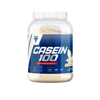 Протеин Trec Nutrition Casein 100 600 г, вкус: крем-ваниль