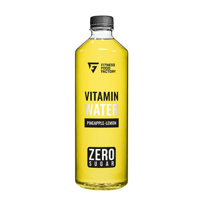 Напиток слабогазированный FITNESS FOOD FACTORY Vitamin Water 500 мл - ананас Напиток слабогазированный FITNESS FOOD FACTORY Vitamin Water 500 мл - ананас