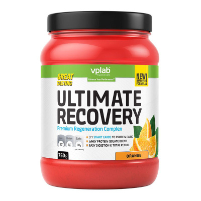 Гейнер VPLab Ultimate Recovery 750 г, вкус: апельсин