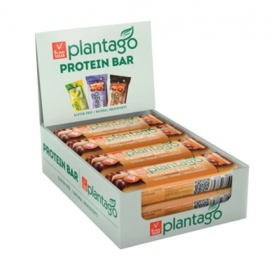 Батончики Plantago Protein Bar NUTS 12 шт 40 г - арахис-миндаль-соленая карамель Батончики Plantago Protein Bar NUTS 12 шт 40 г - арахис-миндаль-соленая карамель
