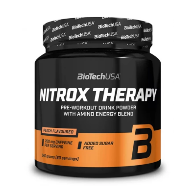 Предтренировочный комплекс BioTech Nitrox Therapy 340 г виноград