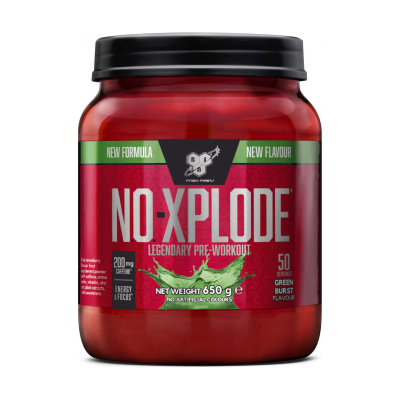 Предтренировочный комплекс BSN N.O.-Xplode New Formula 650 г зеленый всплеск