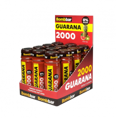 Bombbar Guarana 2000 12 шт по 60 мл - фруктовый
