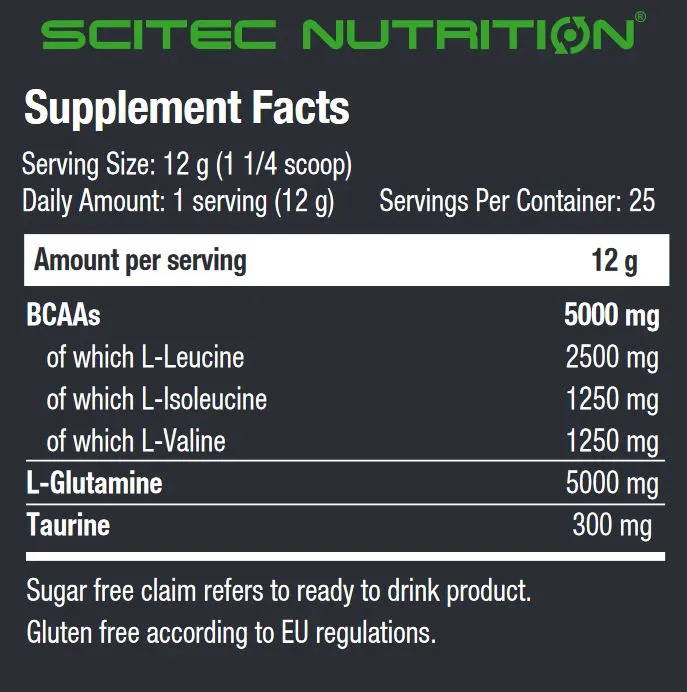 Аминокислоты Scitec Nutrition BCAA+Glutamine Xpress 300 г купить аминокислоты scitec nutrition bcaa+glutamine xpress 300 г