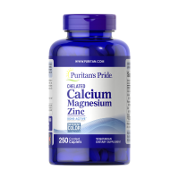 Минеральный комплекс Puritans Pride Calcium Magnesium Zinc (chelated) 250 таблеток Минеральный комплекс Puritans Pride Calcium Magnesium Zinc (chelated) 250 таблеток